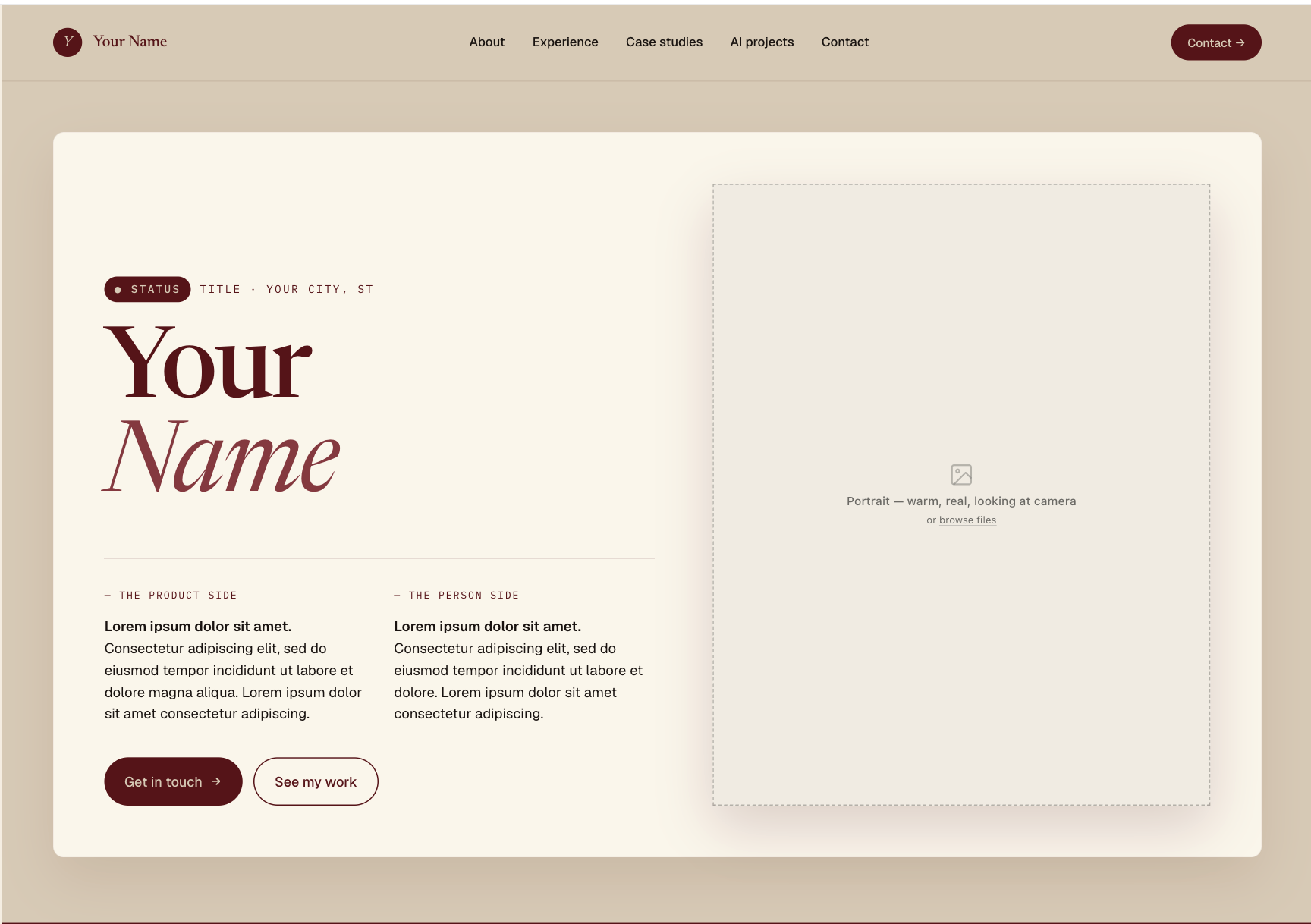 amberharriger.com portfolio